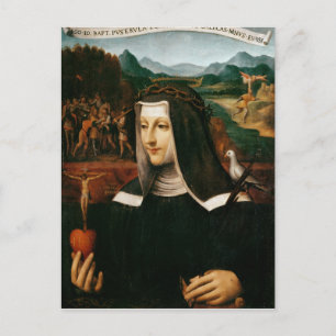 Ex Voto gewijd aan St. Catherine van Siena Briefkaart