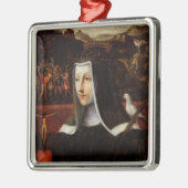 Ex Voto gewijd aan St. Catherine van Siena Metalen Ornament (Links)