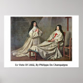 ex-Voto van 16.62, ingediend door Philippe de Cham Poster (Voorkant)