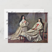 Ex-Votos uit 1662, ingediend door Champaigne Phili Briefkaart (Voorkant / Achterkant)