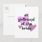 Ex-Vriendin van de bride Briefkaart (Voorkant / Achterkant)