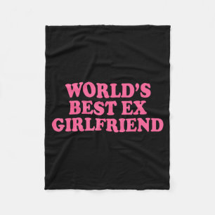 Ex-vriendin van de wereld Grappige Ex-vriendin Vro Fleece Deken