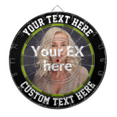 Ex vriendin vrouw vriendje uiteenvalt stress relie dartbord (Voorkant)