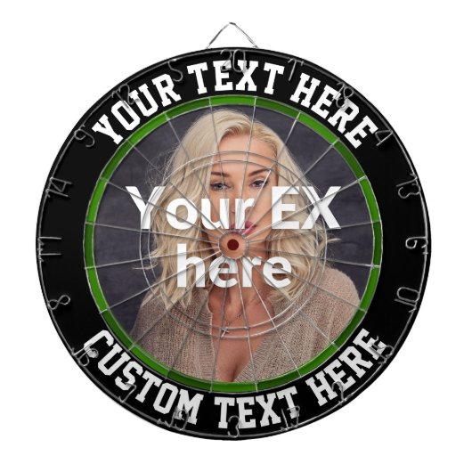 Ex vriendin vrouw vriendje uiteenvalt stress relie dartbord (Voorkant)