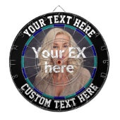 Ex vriendin vrouw vriendje uiteenvalt stress relie dartbord (Voorkant)