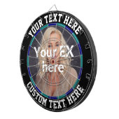 Ex vriendin vrouw vriendje uiteenvalt stress relie dartbord (Voorkant Rechts)