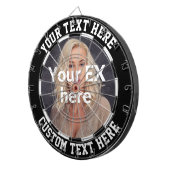 Ex vriendin vrouw vriendje uiteenvalt stress relie dartbord (Voorkant Rechts)