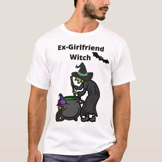 Ex-Vriendin Witch T-shirt (Voorkant)