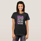 Ex-vrouw echtgenoot echtscheidingsfeest 1 t-shirt (Voorkant volledig)