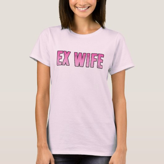 ex vrouw ex man t-shirt (Voorkant)