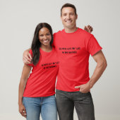 Ex vrouw kreeg mijn been in de scheiding t-shirt (Unisex)