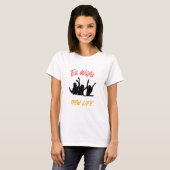 Ex vrouw - Nieuw leven T-shirt (Voorkant volledig)
