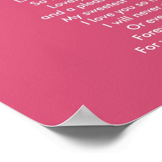 Ex-vrouw Valentijnsdag Poster (Hoek)