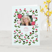 Ex-vrouw, Verjaardag, Rozen Kaart (Gele Bloem)