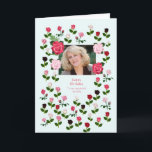 Ex-vrouw, Verjaardag, Rozen Kaart<br><div class="desc">Een mooie verjaardagskaart vol rozen. Voeg een afbeelding van je ex-vrouw toe om een persoonlijke verjaardagskaart te maken. Ze is zeker dol op deze speciale kaart op een verjaardag.</div>