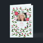 Ex-vrouw, Verjaardag, Rozen Kaart<br><div class="desc">Een mooie verjaardagskaart vol rozen. Voeg een afbeelding van je ex-vrouw toe om een persoonlijke verjaardagskaart te maken. Ze is zeker dol op deze speciale kaart op een verjaardag.</div>