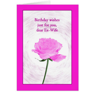 Ex-Wife Birthday Beauful Pink Rose