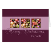Ex Wife-kerstkaart (Voorkant Horizontaal)