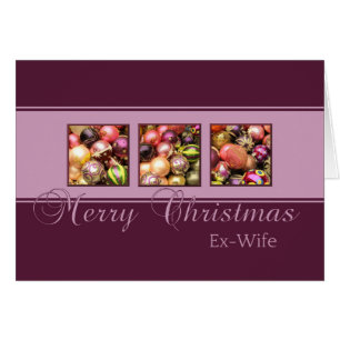 Ex Wife-kerstkaart