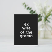 Ex-Wife van de Groom Briefkaart (Staand voorkant)