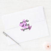 Ex-Wife van de Groom Ronde Sticker (Envelop)