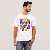 Exabyte-gegevensmeeteenheid T-shirt (Voorkant volledig)