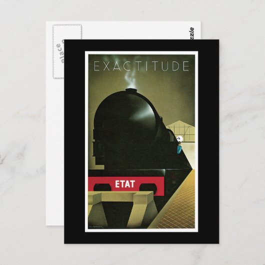 Exactitude  Frans Poster Briefkaart (Voorkant / Achterkant)