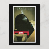 Exactitude  Frans Poster Briefkaart (Voorkant)