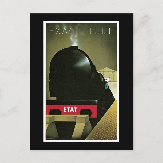 Exactitude Frans Poster Briefkaart (Voorkant)