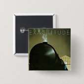 Exactitude-Poster Vierkante Button 5,1 Cm (Voorkant /achterkant)