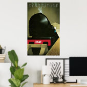 Exactitude-trein Poster (Thuiskantoor)