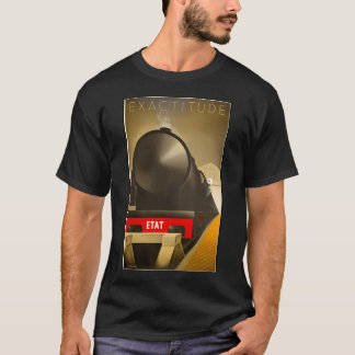 Exactitude Vintage Travel Poster T-shirt