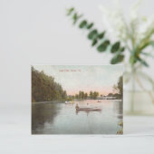  Exall Lake, Dallas Texas Briefkaart (Staand voorkant)