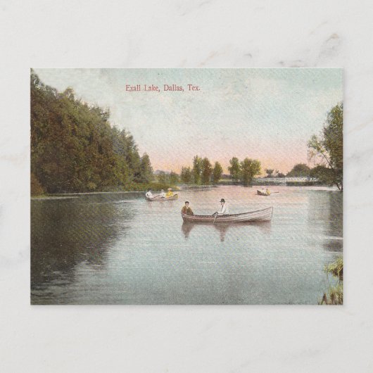  Exall Lake, Dallas Texas Briefkaart (Voorkant)