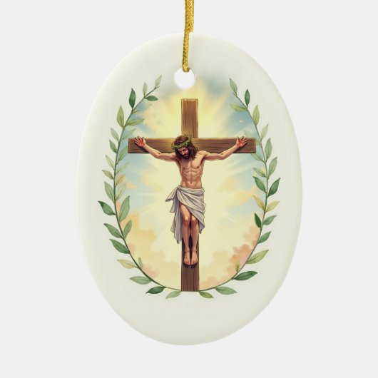 Exaltation of the Cross God's Peace and Blessings Keramisch Ornament (Voorkant)