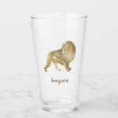 Exalted Lion Modern en Trendy Glas (Voorkant)
