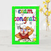 Examen Gefeliciteerd Kaart - examen (Gele Bloem)