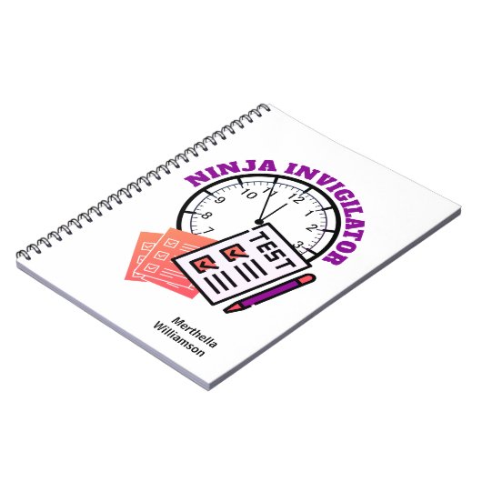 Examen officier NINJA INVIGILATOR-leraar Notitieboek (Linkerzijde)