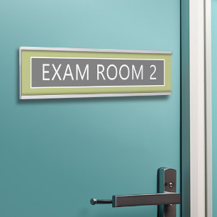 Examen Room Dentist Doctor Kantoor KAN kleur bewer Deurbordje