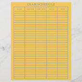 Examenplanning Praktische Planner voor studenten (Voorkant)