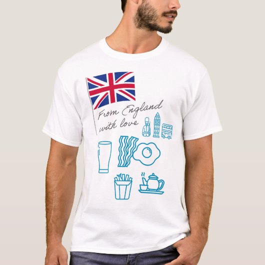 EXANGLIA (Blue + Grey) T-shirt (Voorkant)