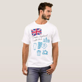 EXANGLIA (Blue + Grey) T-shirt (Voorkant volledig)