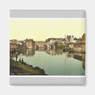 Exbridge, Exeter, England klassiek Photochrom Magneet