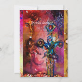 EXCALIBUR 1, helderrood, roze paars perkament Kaart (Voorkant)