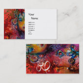 EXCALIBUR 1-monogram Visitekaartje (Voorkant / Achterkant)