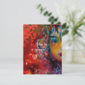 EXCALIBUR 2, helderrood, roze paars Kaart (Staand voorkant)