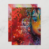 EXCALIBUR 2, helderrood, roze paars Kaart (Voorkant / Achterkant)