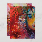 EXCALIBUR 3, helderrood, roze paars Kaart (Voorkant / Achterkant)