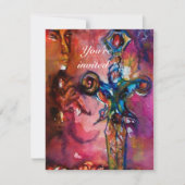 EXCALIBUR 4, helder rood, roze paars Kaart (Voorkant)