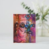 EXCALIBUR 5, helderrood, roze paars Kaart (Staand voorkant)
